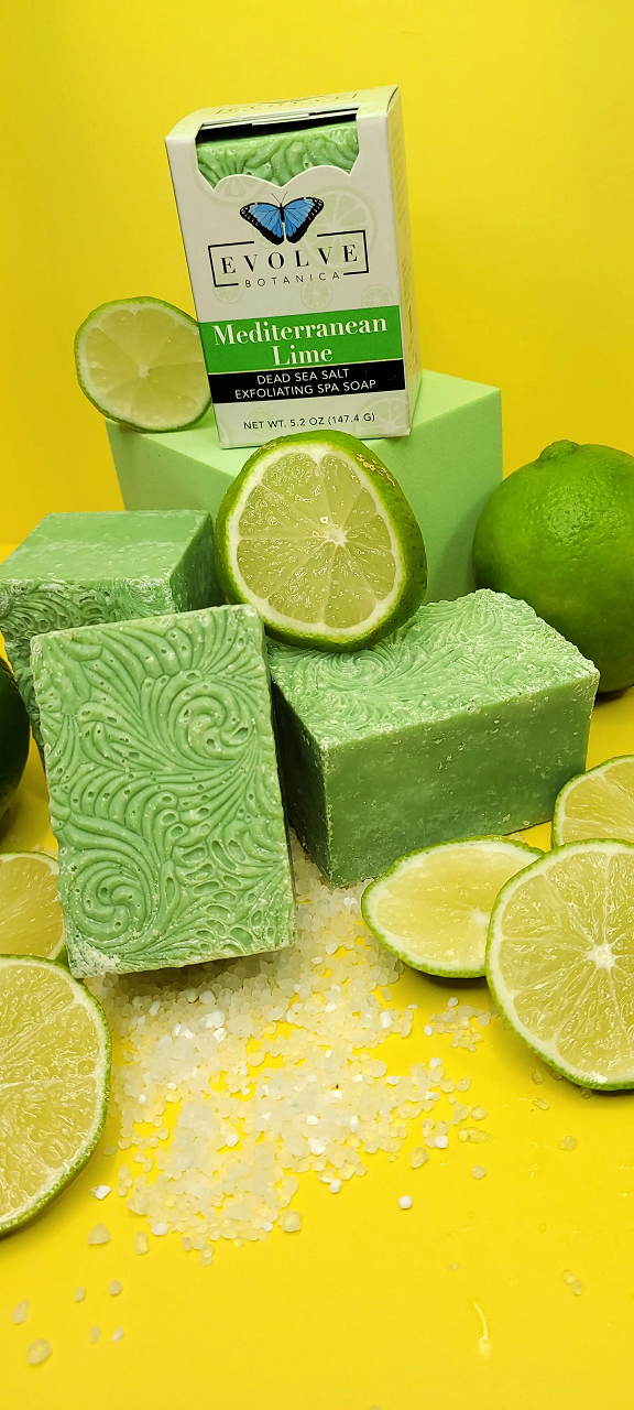 Specialty Soap - Mediterranean Lime Salt Bar Specialty Soaps Evolve Botanica