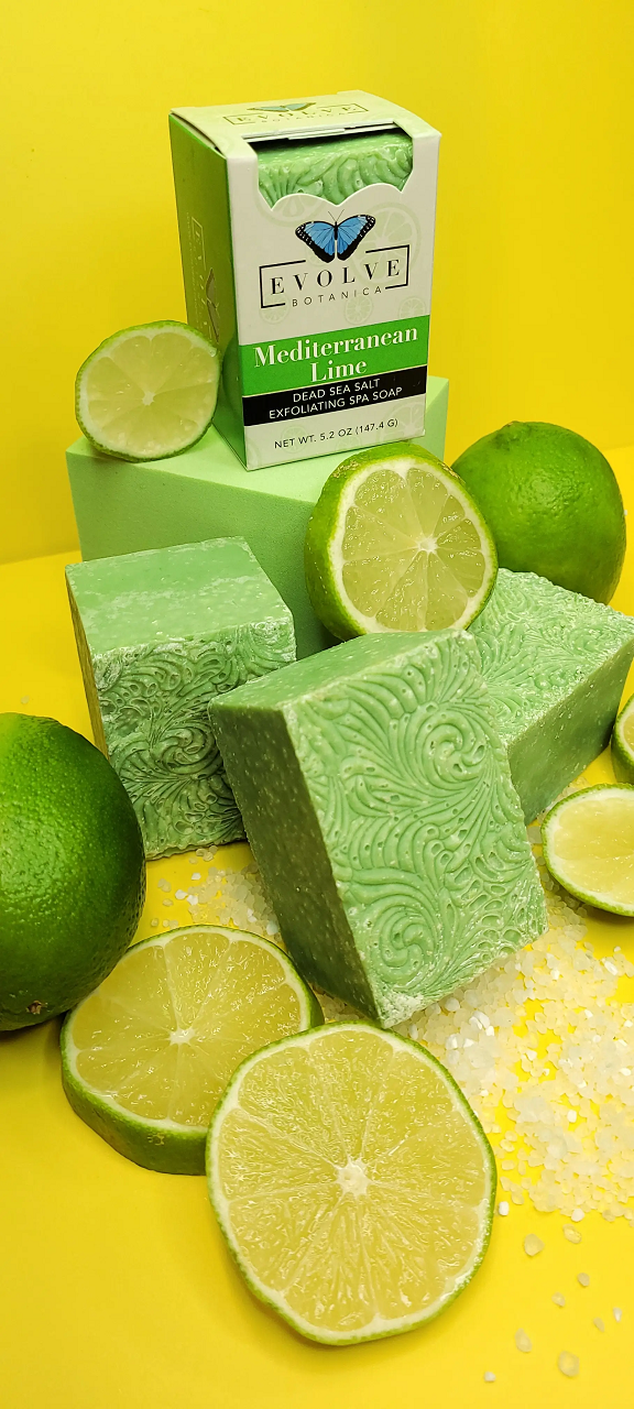 Specialty Soap - Mediterranean Lime Salt Bar Specialty Soaps Evolve Botanica