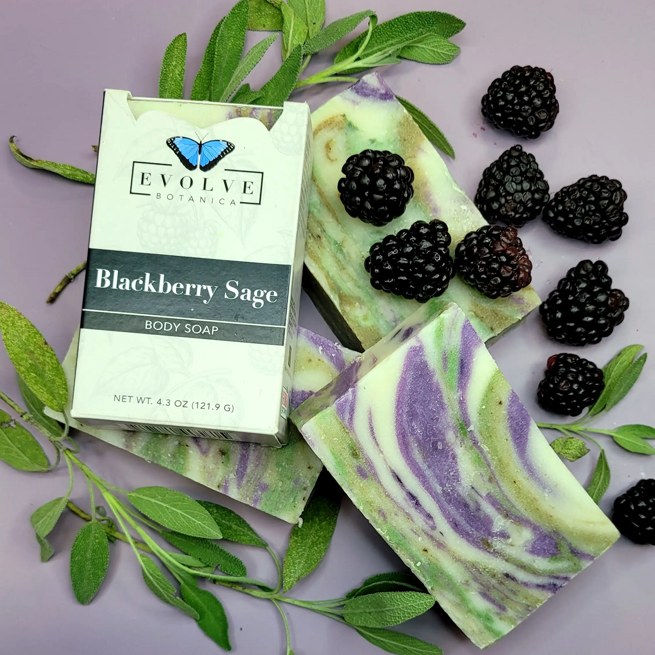 Standard Soap - Blackberry Sage Standard Soaps Evolve Botanica