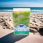 Standard Soap - Coconut Lime Verbena (Seasonal, Summer) Evolve Botanica