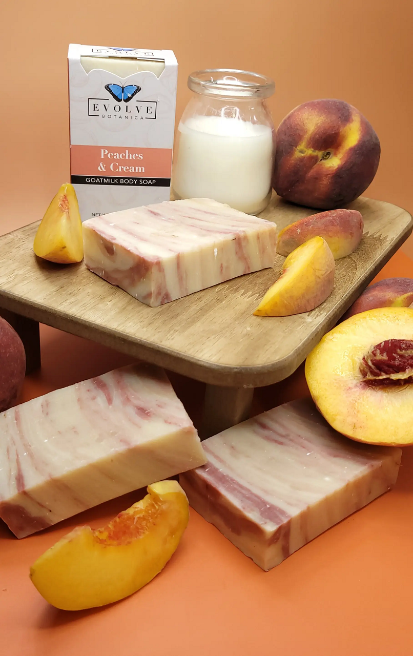 Standard Soap - Peaches and Cream (Goatmilk) Standard Soaps Evolve Botanica
