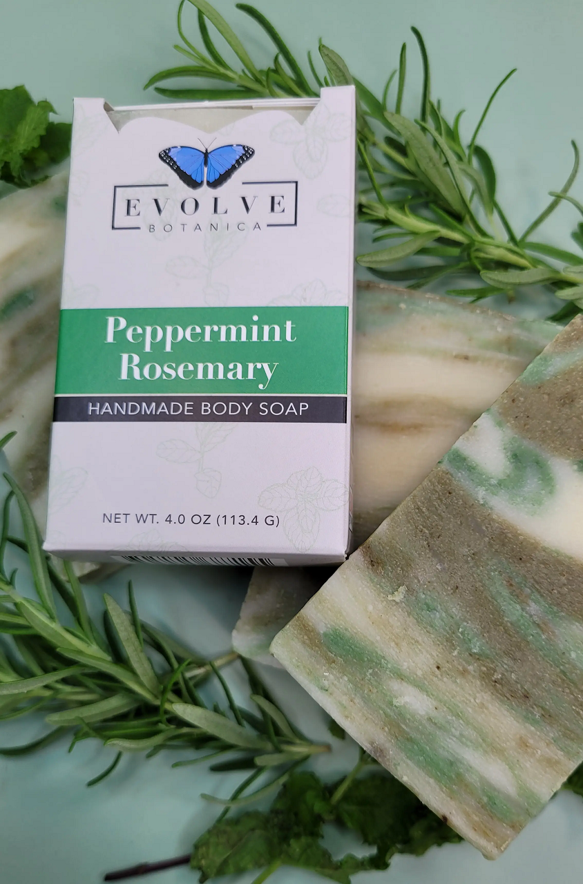 Standard Soap - Peppermint Rosemary Standard Soaps Evolve Botanica