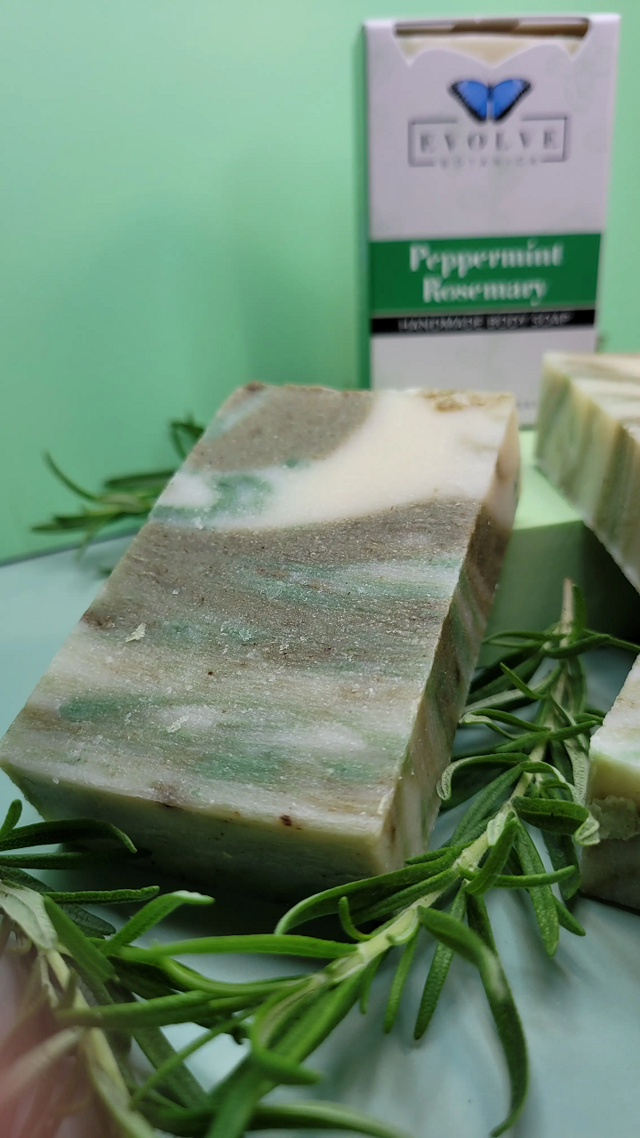 Standard Soap - Peppermint Rosemary Standard Soaps Evolve Botanica