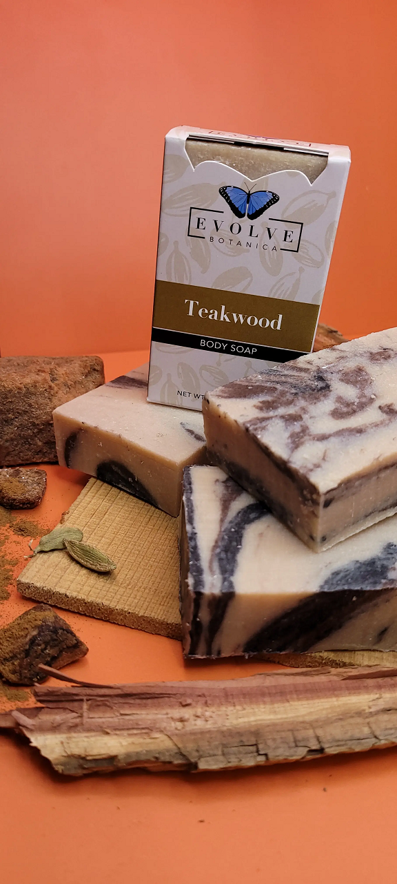 Standard Soap - Teakwood Standard Soaps Evolve Botanica