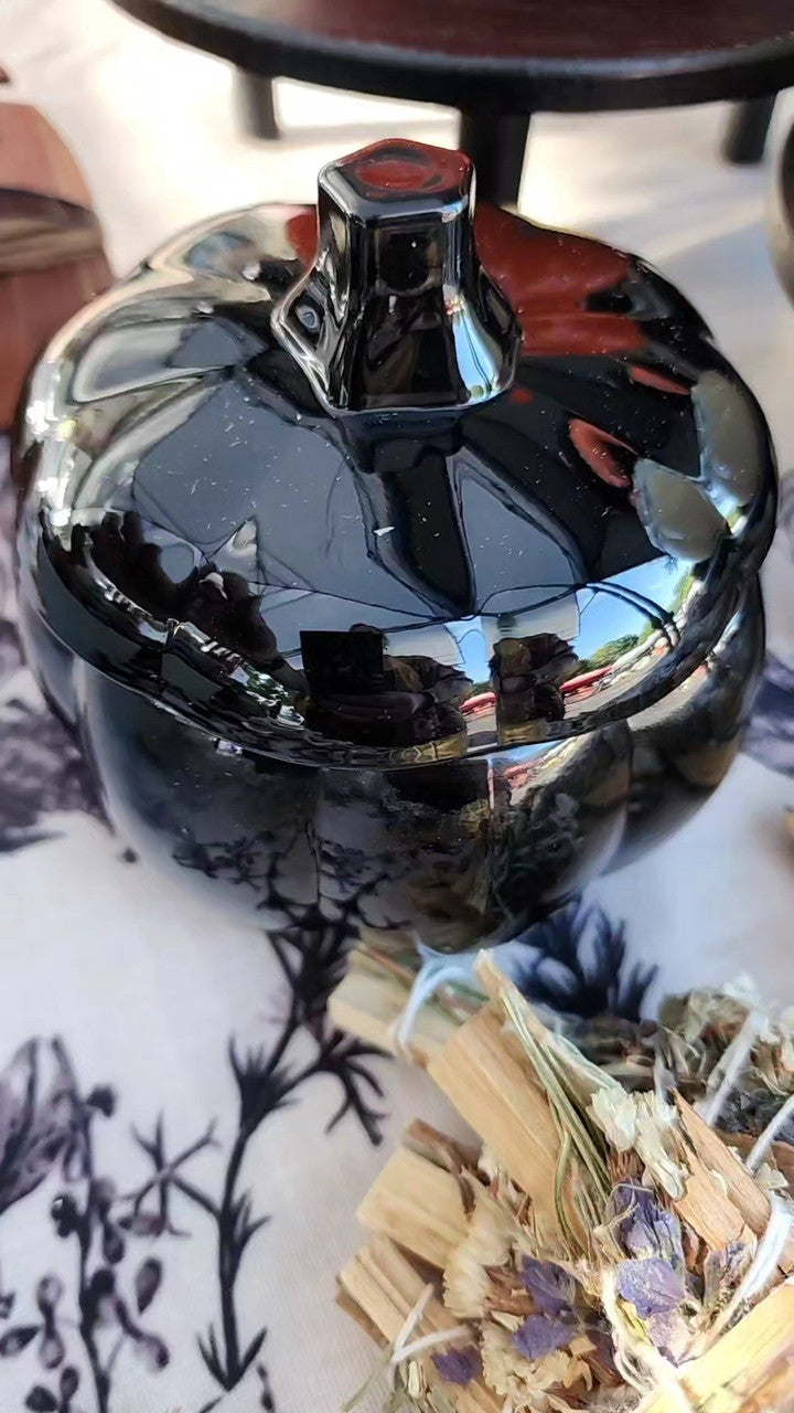 Pumpkin Tourine Candy Dish - Midnight Pumpkin (Super 7)