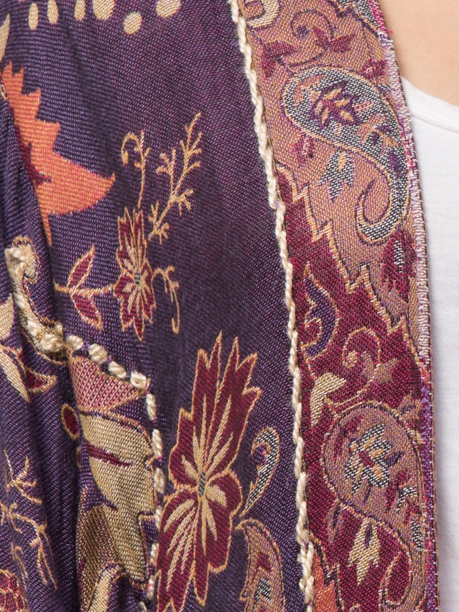 Evolve Botanica Willow Thick Stitch Kimono