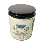Evolve Botanica Classic 9oz Jam Jar Crystal Soy Candle - Banana Nut Brulee (Citrine & Tiger's Eye)