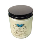 Evolve Botanica Classic 9oz Jam Jar Crystal Soy Candle - Dulce (Red Jasper & Onyx)