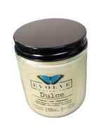 Evolve Botanica Classic 9oz Jam Jar Crystal Soy Candle - Dulce (Red Jasper & Onyx)