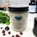 Evolve Botanica Classic 9oz Jam Jar Crystal Soy Candle  - Love Potion #9 (Rose Quartz & Garnet)