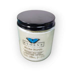 Evolve Botanica Classic 9oz Jam Jar Crystal Soy Candle - White Birch (Snow Quartz & Onyx)