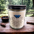 Evolve Botanica Classic 9oz Jam Jar Crystal Soy Candle - Witch Woods (Tourmaline & Zoisite)