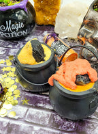 Evolve Botanica Bath Bomb Cauldron - Samhain (Black Tourmaline) - Special Edition Artisan Series