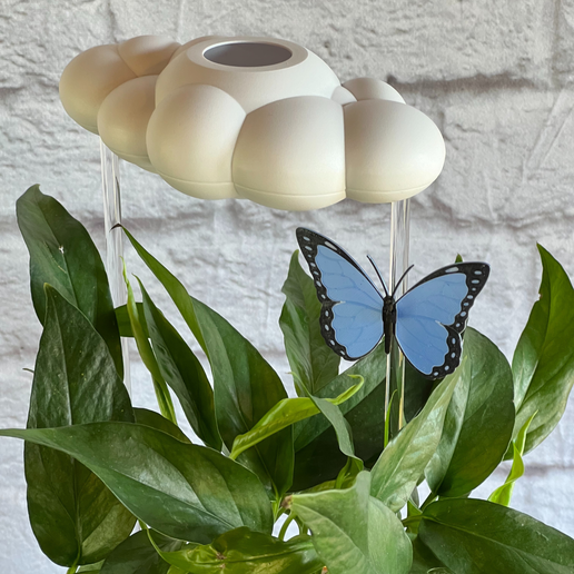 Cloudmaker Blue Butterfly Charm
