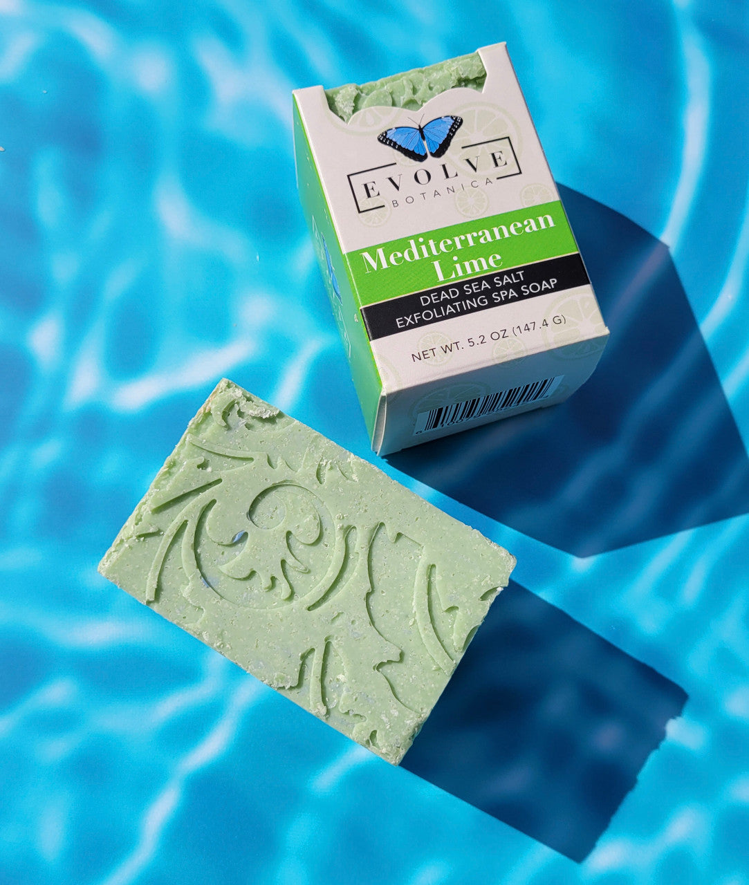 Specialty Soap - Mediterranean Lime Salt Bar Specialty Soaps Evolve Botanica