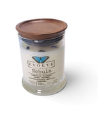 Evolve Botanica Nebula 6.5 oz crystal soy candle on white background