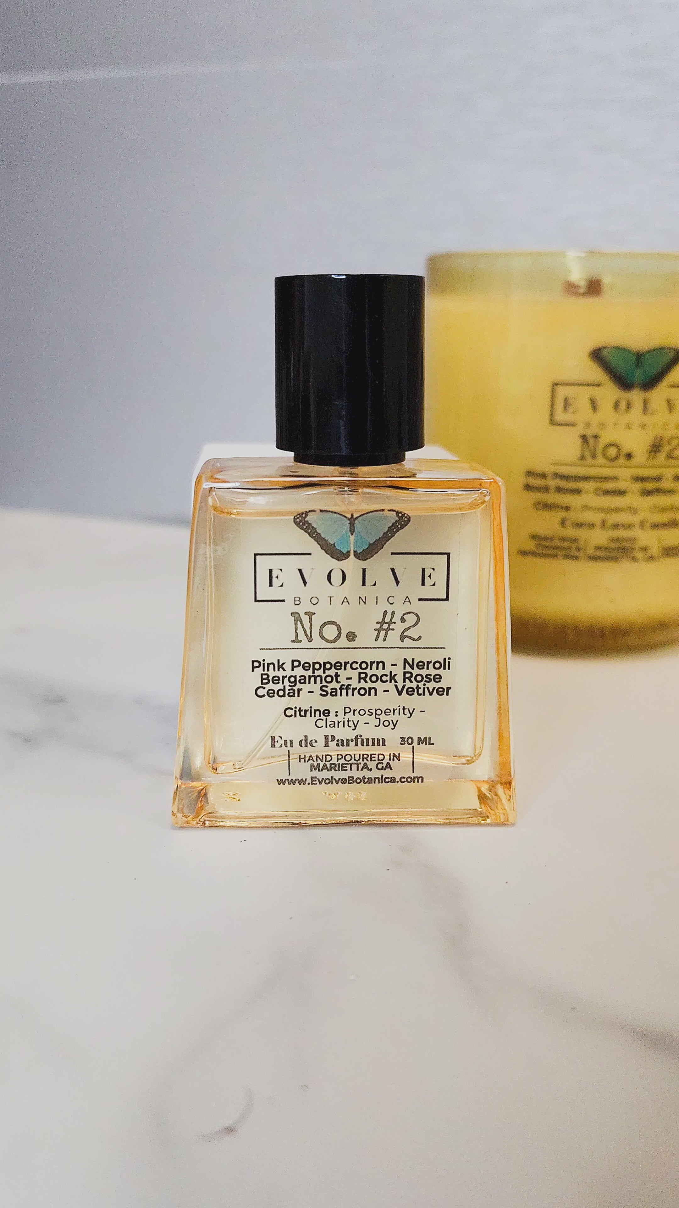 No. #2 Eau de Parfum (30ML) - Pink Peppercorn, Neroli, Cedar, Saffron & Vetiver