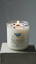 Rocks Candle - Book Boyfriend