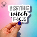 Evolve Botanica Sticker - Resting Witch Face