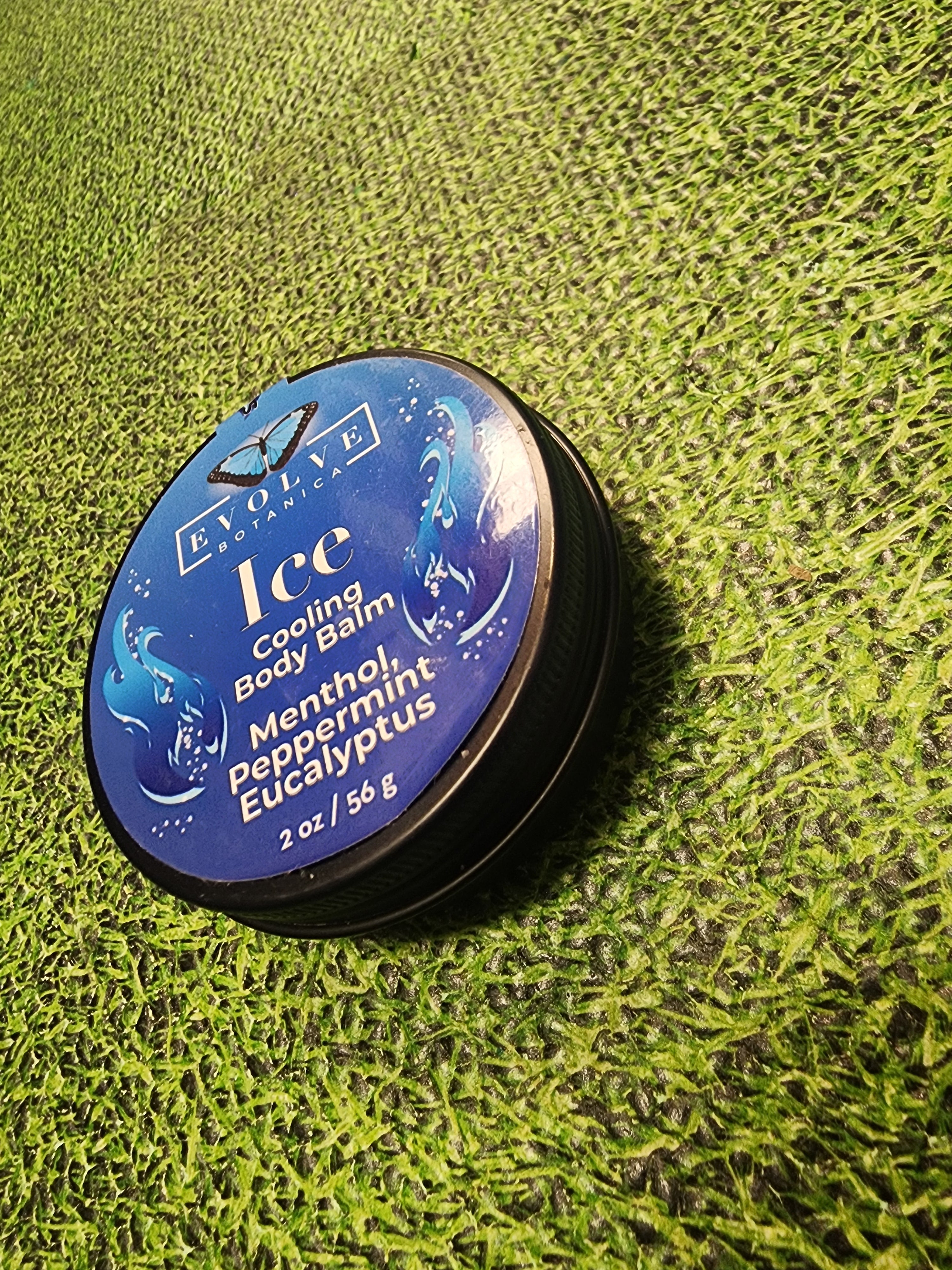 Ice Cooling Body Balm (Large 2oz) - Menthol Recovery for Sore Muscles