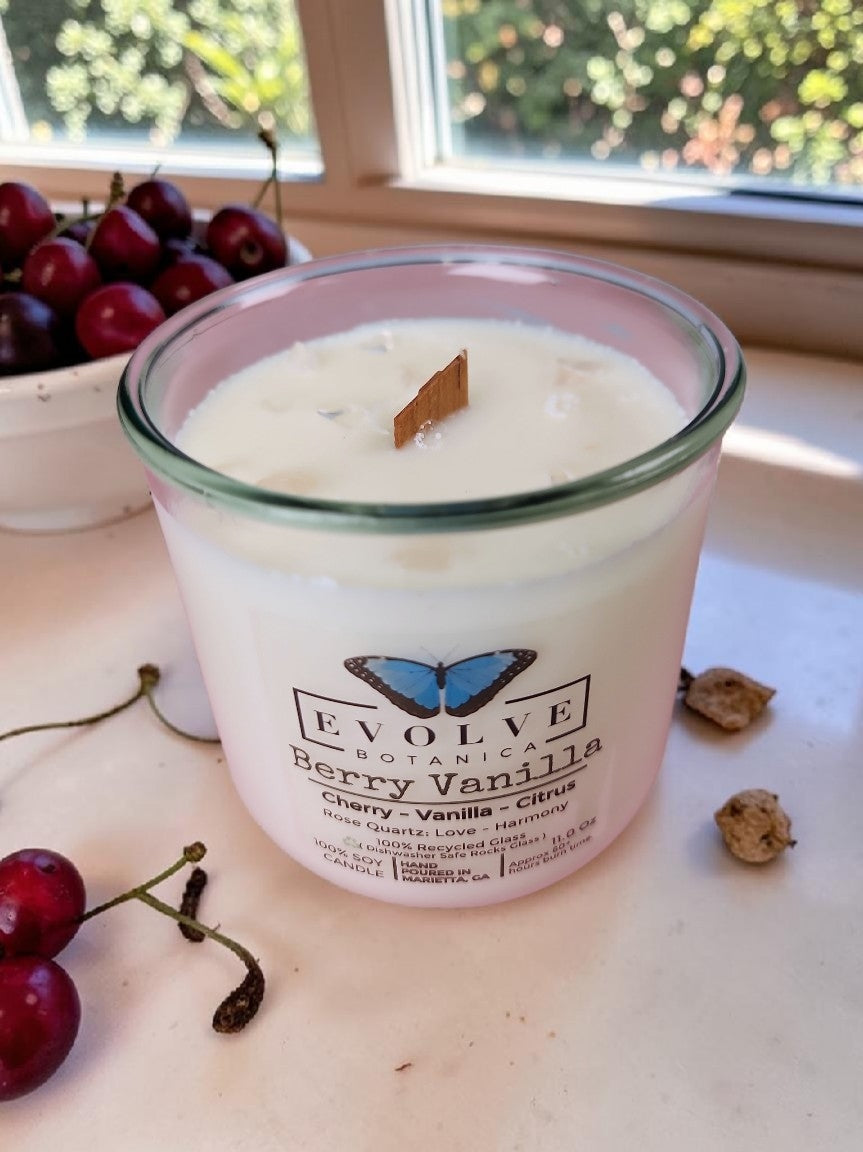 Rocks Candle - Berry Vanilla