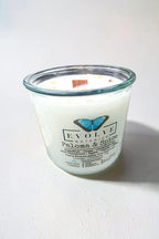 Rocks Candle – Paloma & Spice (Wood Wick, Cherry Blossom Agate Gemstone Soy Candle)